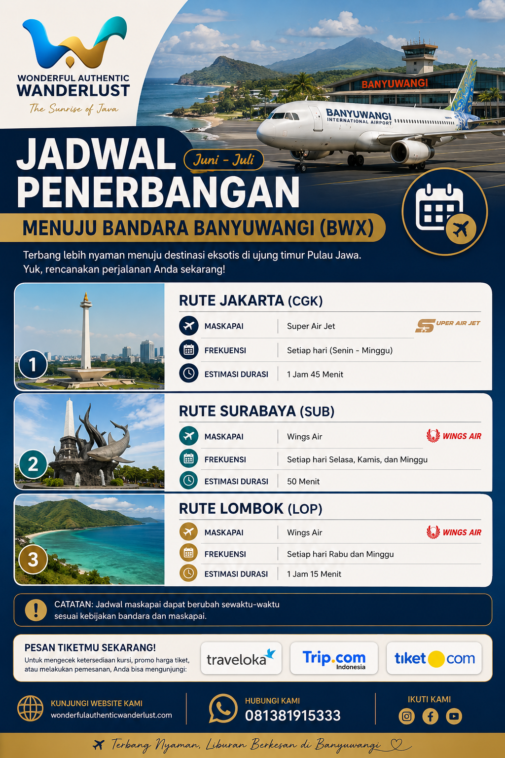 Segera packing dan temui kami